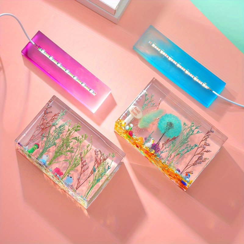 Silicone Epoxy Resin Molds Set - Набор из 6 прямоугольных силиконовых форм