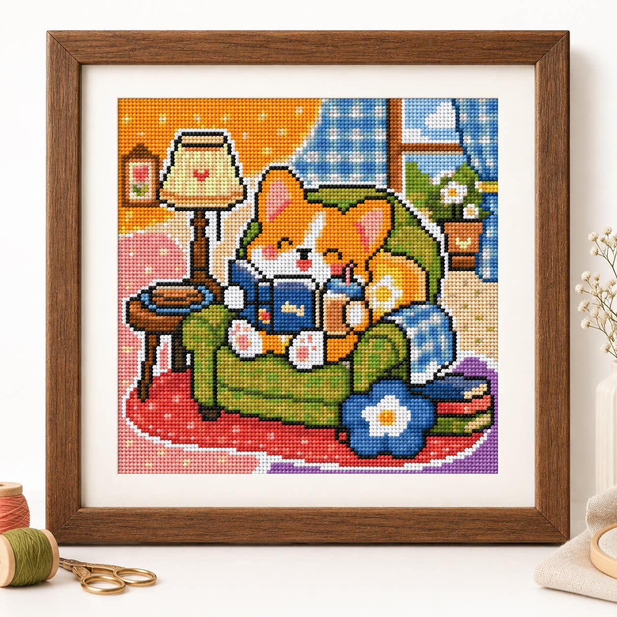 Cross Stitch Stamped Kits Beginners - [Полный набор для вышивания] [CC6338 –