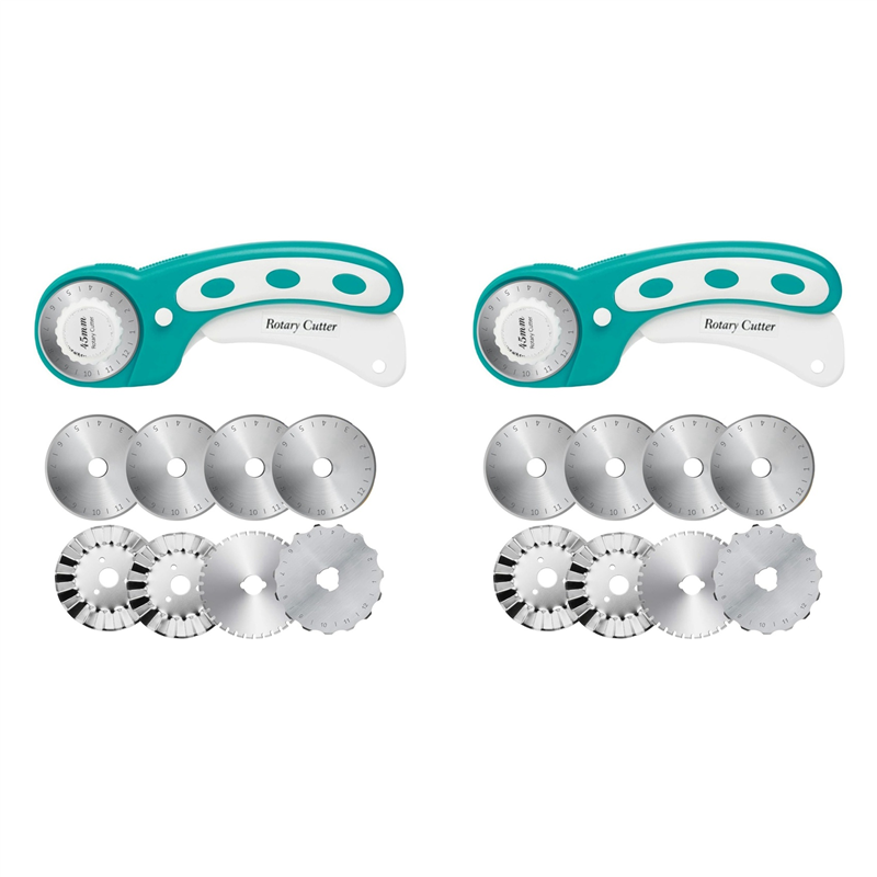 【ДОВАЯ ТОВАРЬ!】2 шт. 45-мм рот – обзор и цена Rotary Cutter For Fabric 45Mm