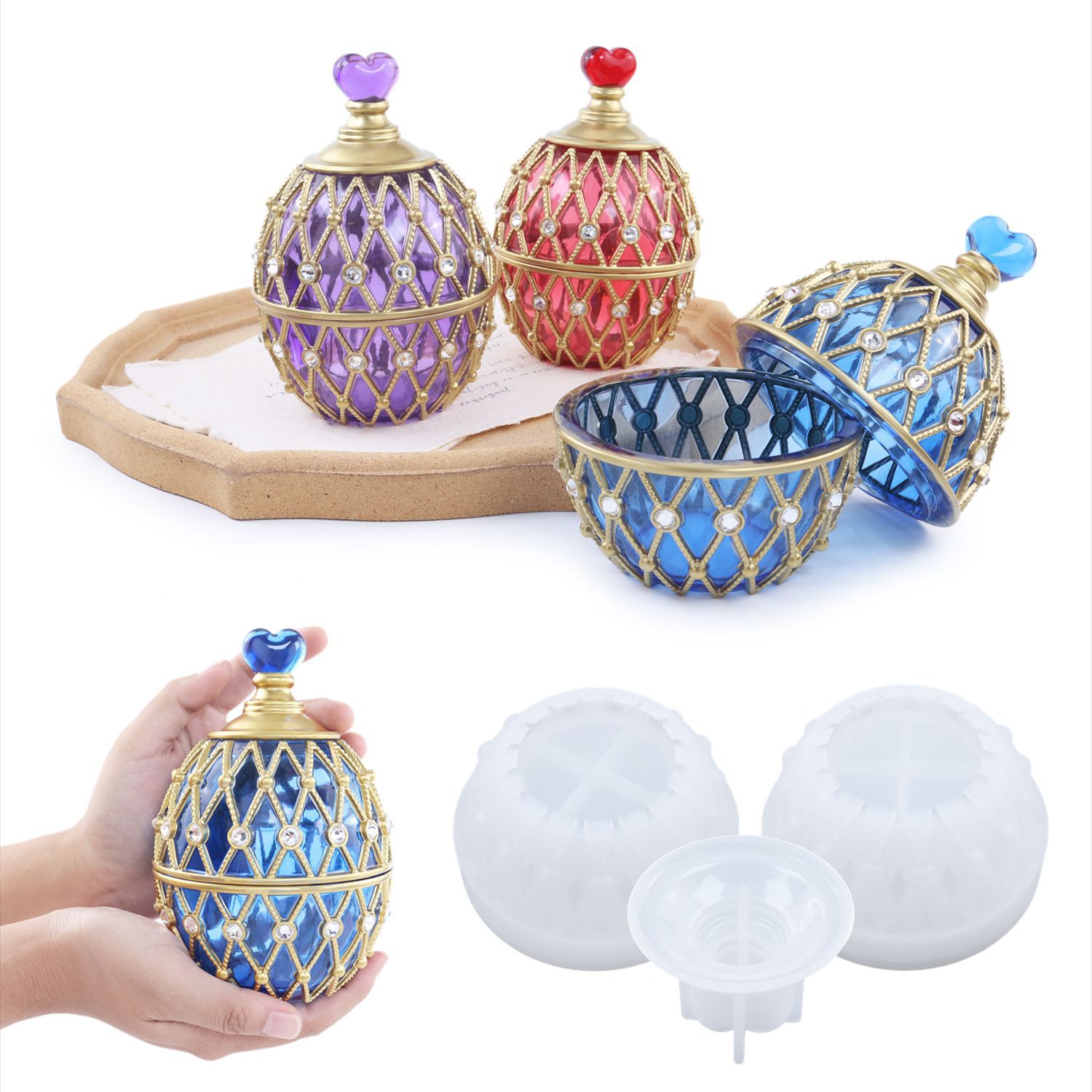 Набор «сделай сам» из двух вид – обзор и цена Silicone Epoxy Resin Molds Set