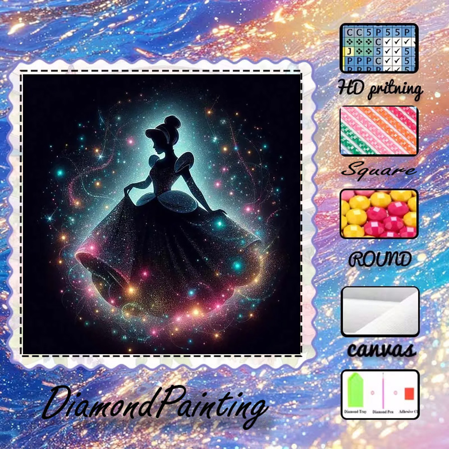 1 шт. - 5D-DIY - Флокированная – обзор и цена 5D Diamond Painting Kit Full Drill