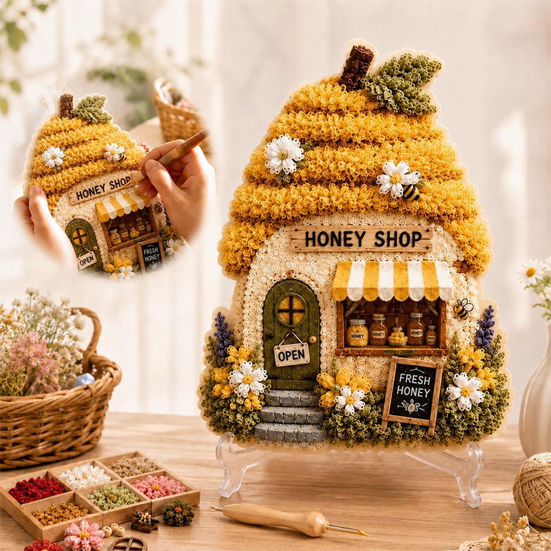 Набор для рукоделия «3D Домик- – обзор и цена Embroidery