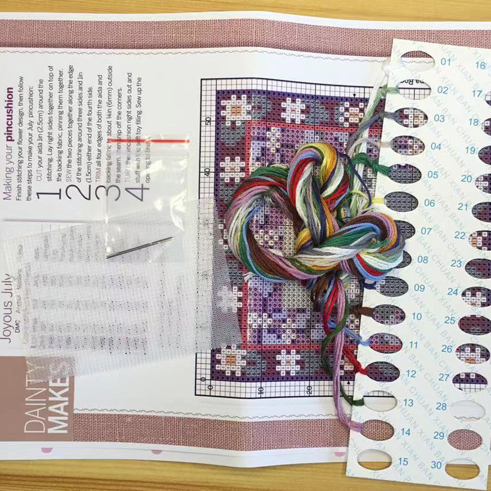 Наборы для вышивания крестиком – обзор и цена Cotton Embroidery Thread Skeins