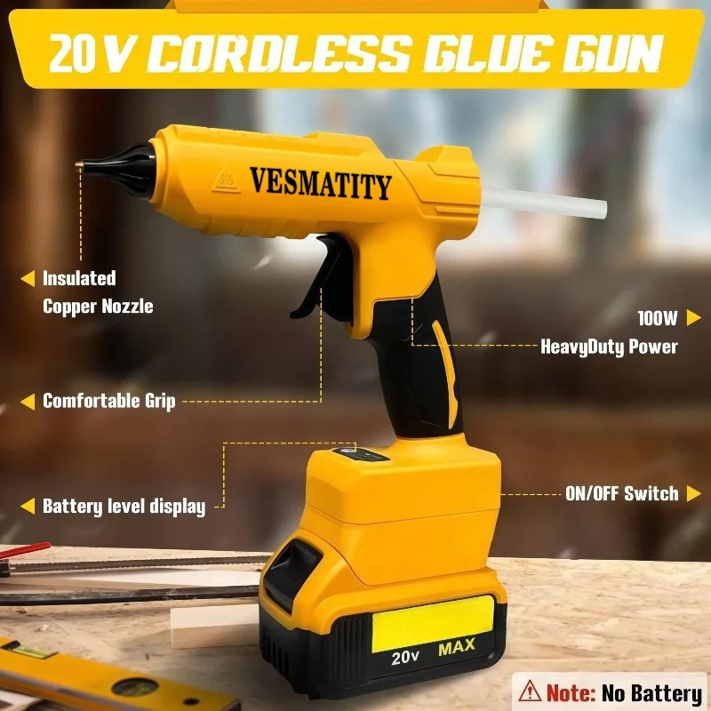 Беспроводной электрический руч – обзор и цена Hot Melt Glue Gun Cordless